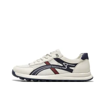 Spider King Low Top Casual Shoes Men's White