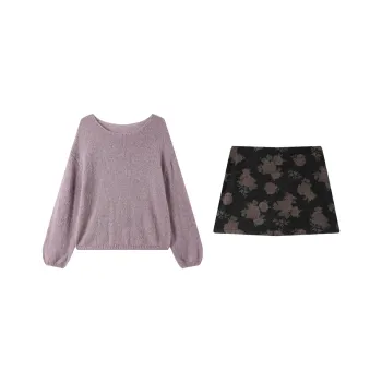 Udon House Two Piece Skirt Sets Women's