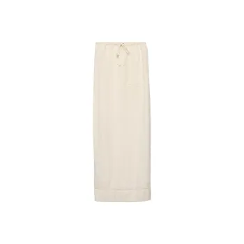 PRADA Embroidered Linen Skirt