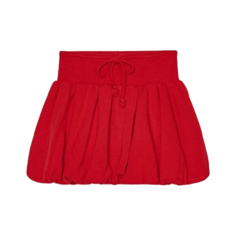ZARA Casual Short Skirts Women's Dark Red-0