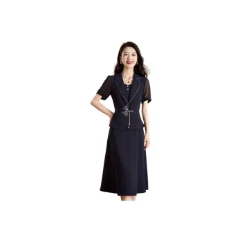 Mylan Skirt Set Women's Navy Blue