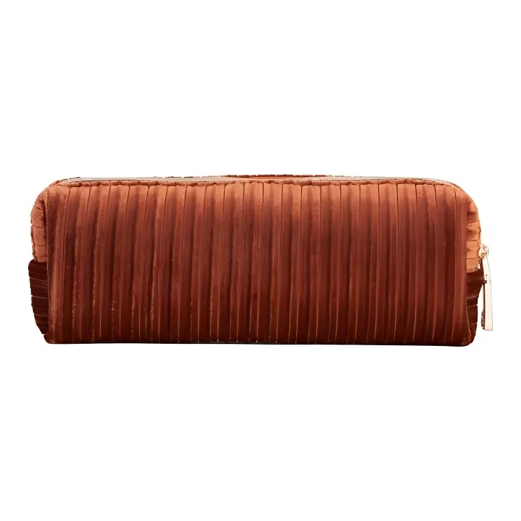 Fable Polyester Clutch Small Size Women's Brown-1