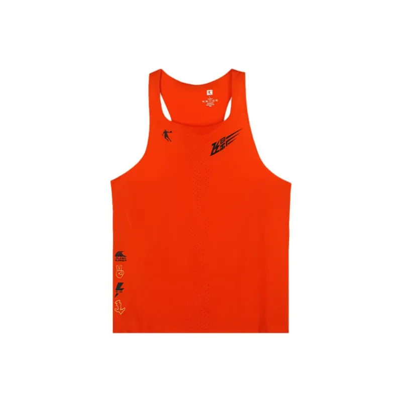 QIAODAN Feiying Tank Top Men's Rusty Orange-0