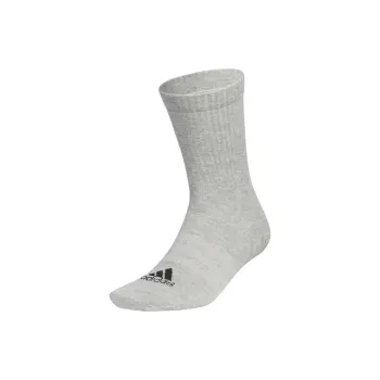 Adidas Crew Socks Mid Calf Socks Unisex 1 Pack Medium Gray Heather Flower