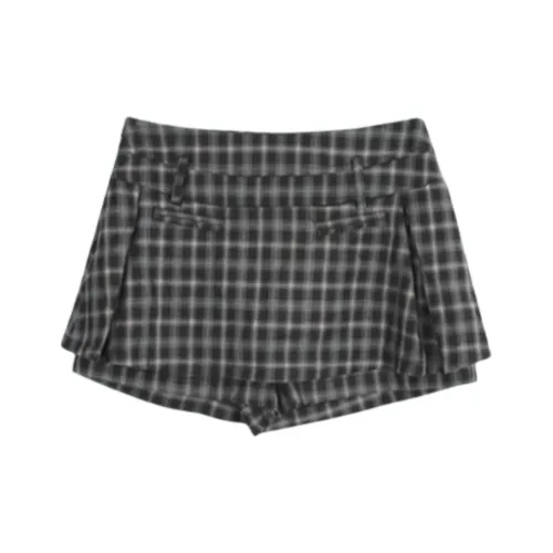 WEEKEND HUB Casual Short Skirts Women's Black