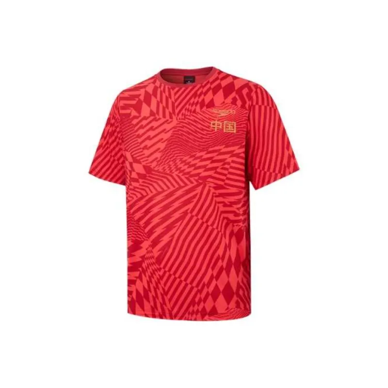 Speedo T Shirts Unisex Red-0