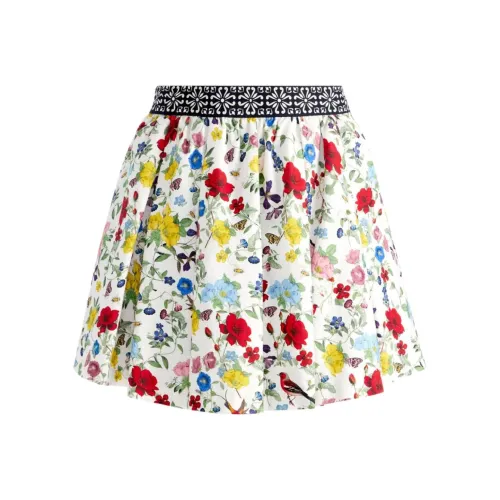 ALICE+OLIVIA Haven Embroidered waistband Mini Skirt