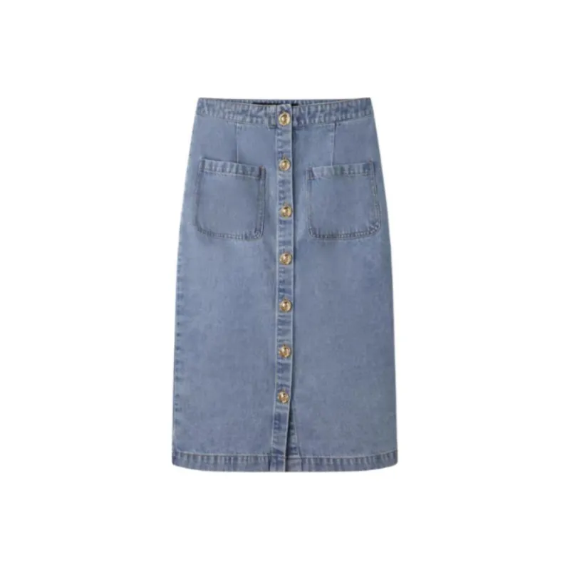 KARL LAGERFELD Casual Long Skirt Women's Blue-0