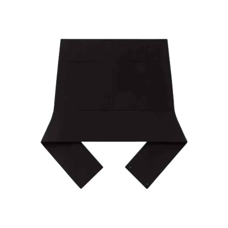 COURREGES Belted Mini Skirt-0