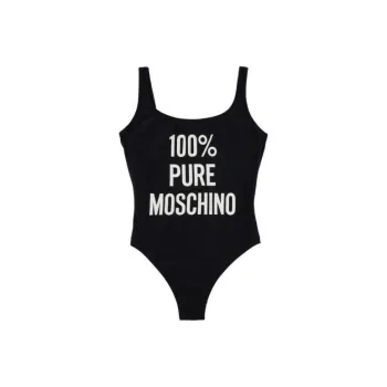 MOSCHINO Logo Printed One-Piece Swimming Suit