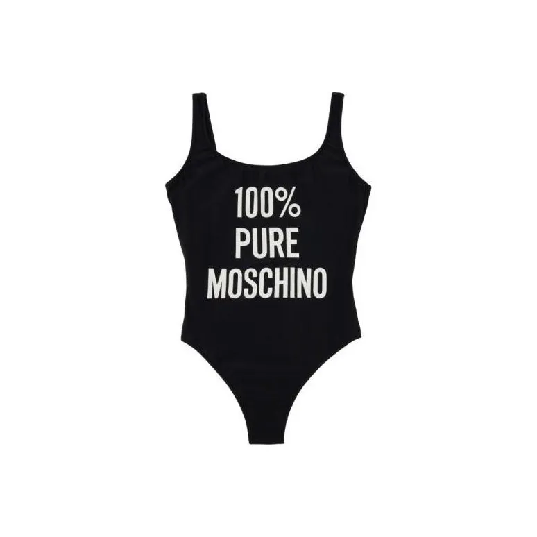MOSCHINO Logo Printed One-Piece Swimming Suit-0