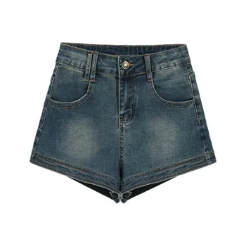 ETSE Denim Shorts Women's Blue