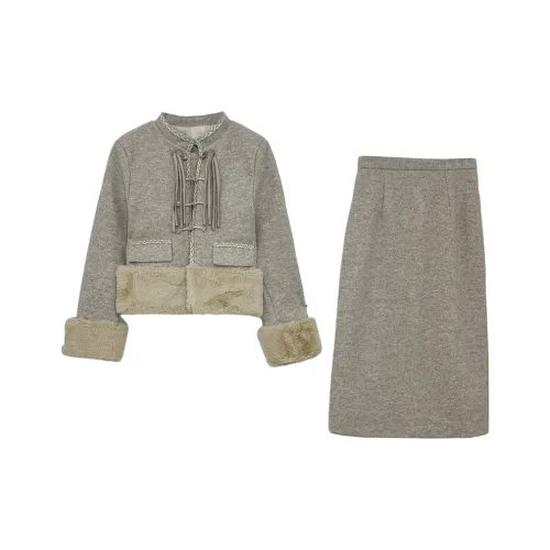 Icicofficial Two Piece Skirt Sets Women's