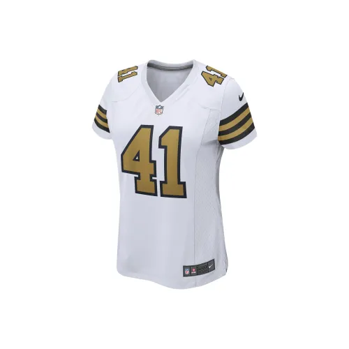 nike products NFL New Orleans Saints Alvin Kamara Soccer Jerseys Women's White