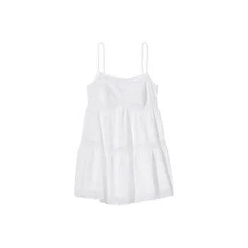 Victoria's Secret PINK BY FRANKIES BIKINIS MAGNOLIA POPLIN DRESS /WP One-piece Swimsuit Women's White