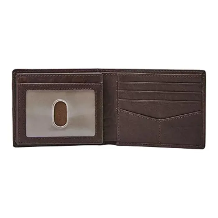 FOSSIL Leather Wallet Men's Brown-2