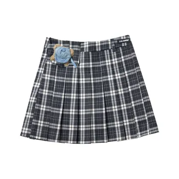 LALABOBO Casual Short Skirts Women's Black