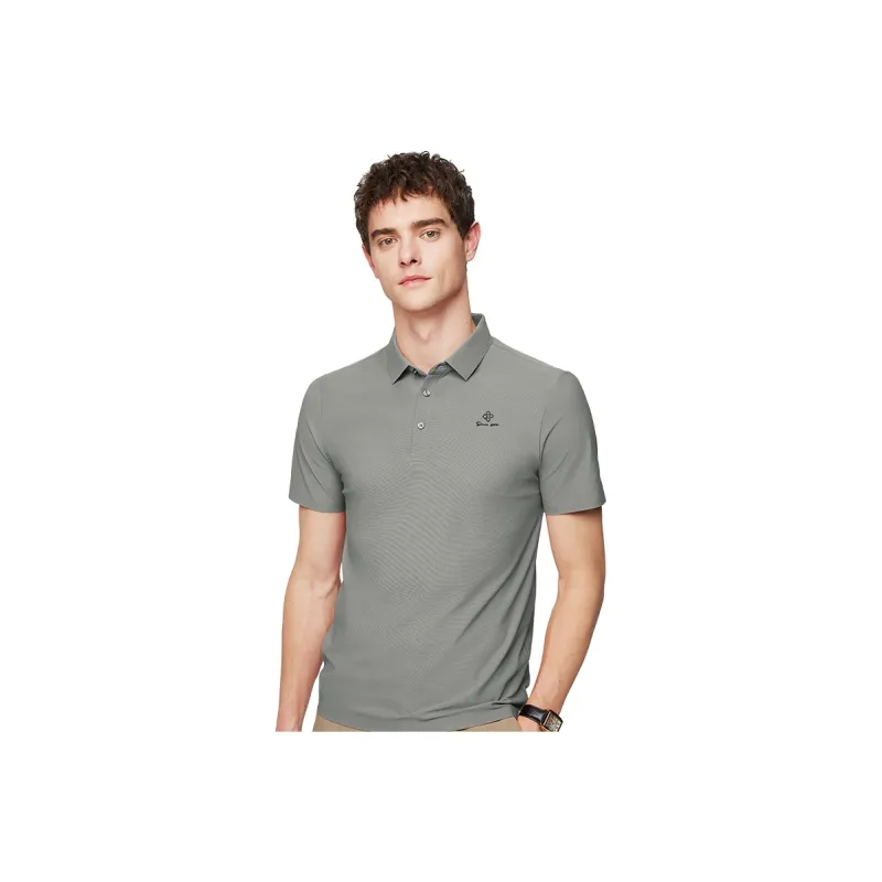 Red bean Polo Shirts Men-20