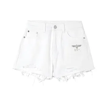 Boy London Denim Shorts Women's White