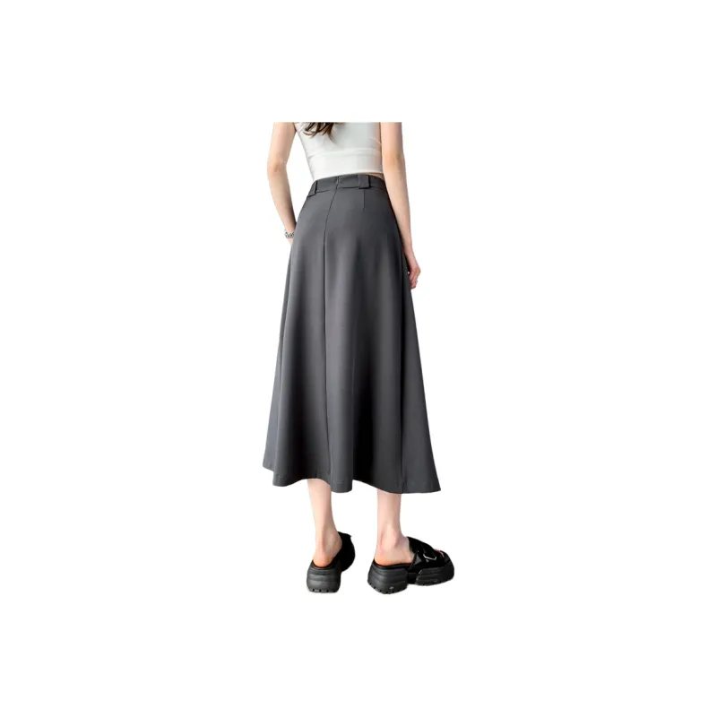 SITOL Casual Short Skirts Women's Gray-0