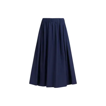 MARNI A line Cotton Midi Skirt