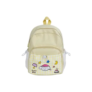 Kaka Tree Nylon Backpack Women's Blue/Green/Yellow/Black
