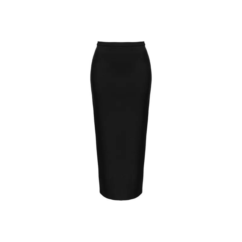 PINKO Ombrello Slit Long Pencil Skirt-0