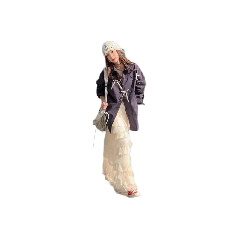 Mu Xiao Xin Cropped Coat Women's-4
