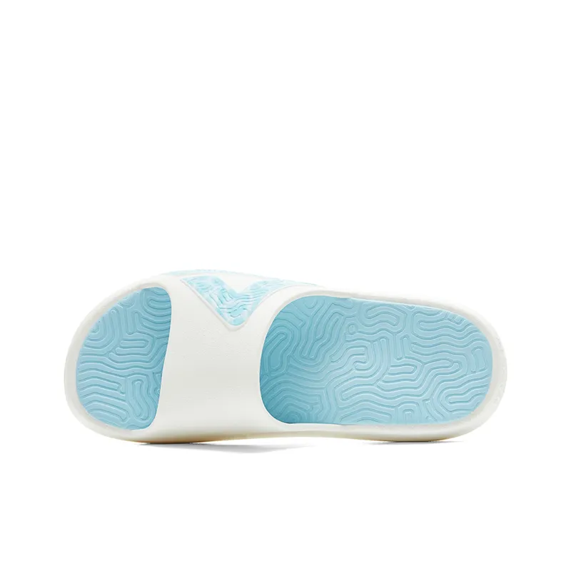 PEAK Tai Ji1.0 Quiet Slip Resistant Cushioning Slide Slippers Unisex Cerulean-1