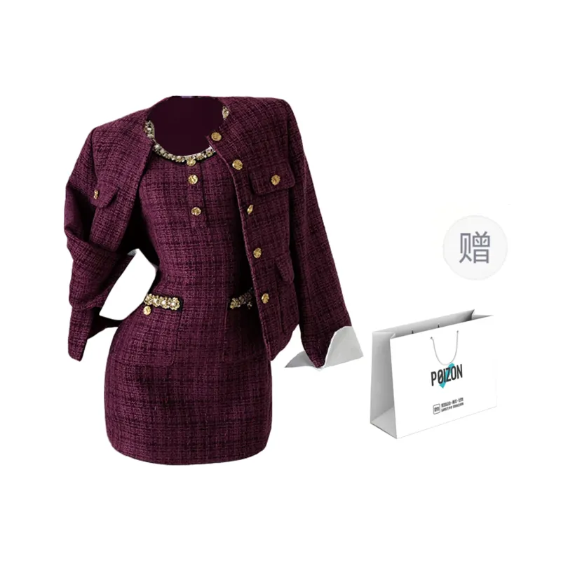 TORIGHT Skirt Set Women's Purple-2