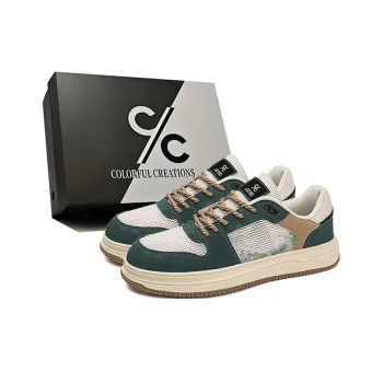 Colorful Creations Abrasion Resistant Breathable Slip Resistant Low Top Skateboard Shoes Men's