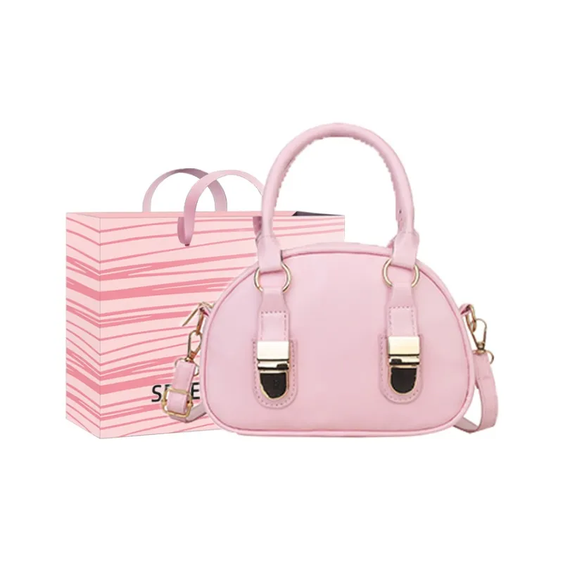 SEVENMOONS PU One Shoulder Handbag Regular Women's Ecru/Silver/Black/Red/Pink-12