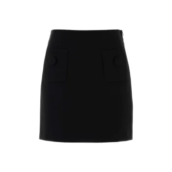 MaxMara Studio Casual Short Skirts Women's Black