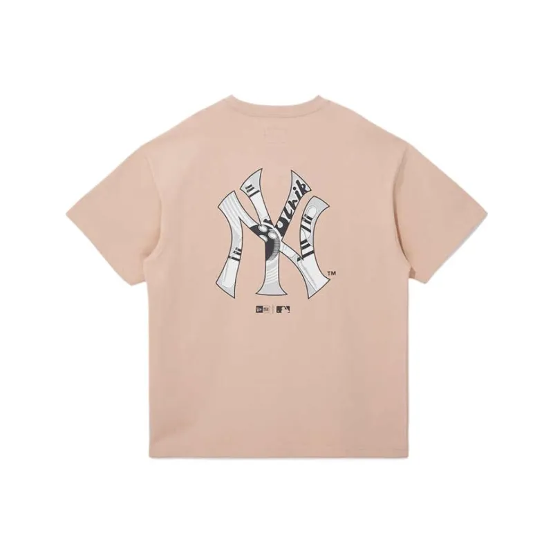 New Era T Shirts Unisex Clay Pink-0