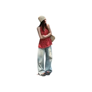 Mu Xiao Xin Tank Tops Women's Red