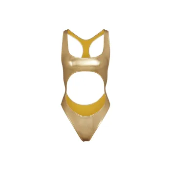 Skims One-Piece Swimsuits Women's Gold