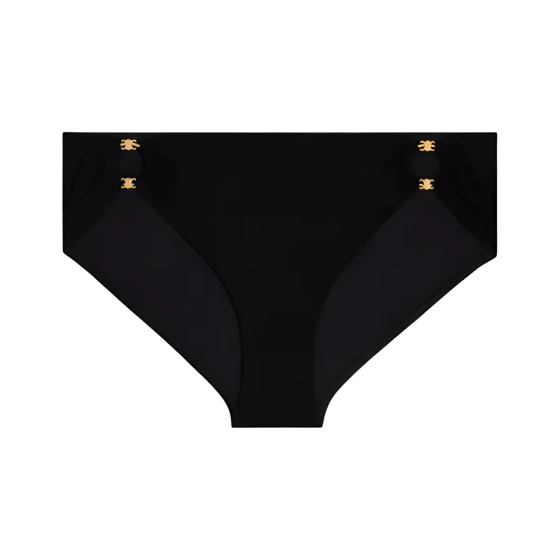 CELINE Triomphe Swimsuit Bottom In Matte Jersey-0