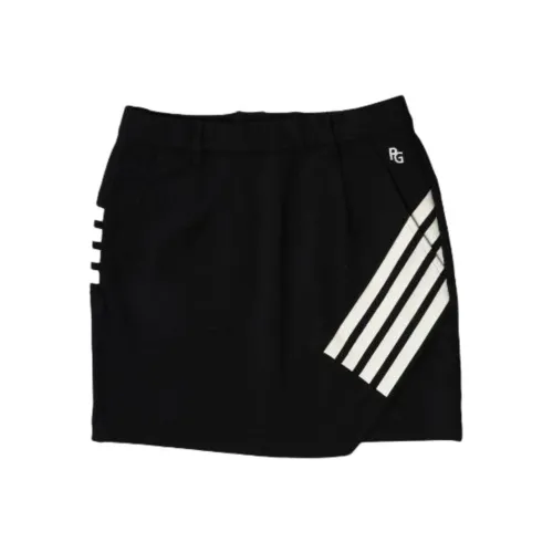 PEARLY GATES 마린 블루 여성 캐주얼 숏 스커트