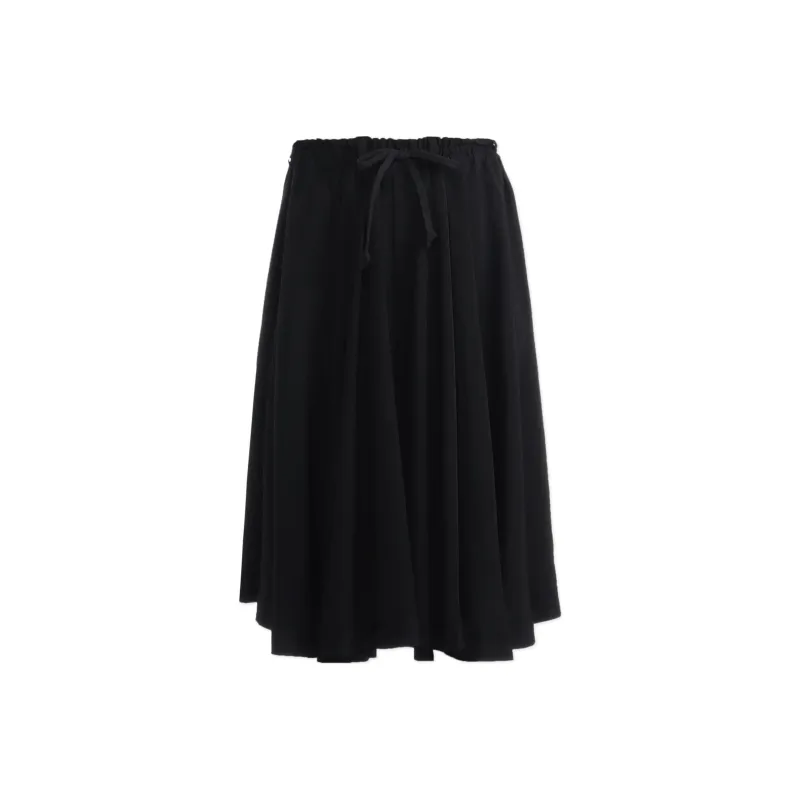 Yohji Yamamoto Drawstring Pleated Skirt-0