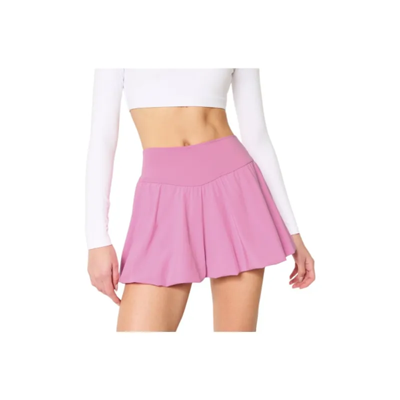 Hollister Casual Short Skirts Women's Dark Pink-0