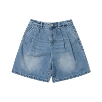 COVERNAT SS24 Denim Shorts Women's Blue
