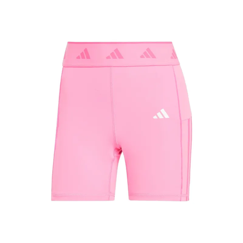 Adidas Hyperglam Colour Pop 5-Inch Leggings Sports Shorts Women's Precious Pink-0