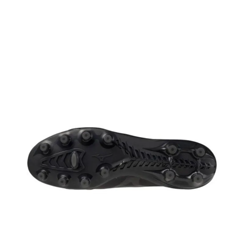 Mizuno Alpha 2 AG Rubber Short Studs Soccer Shoes Unisex Black-3