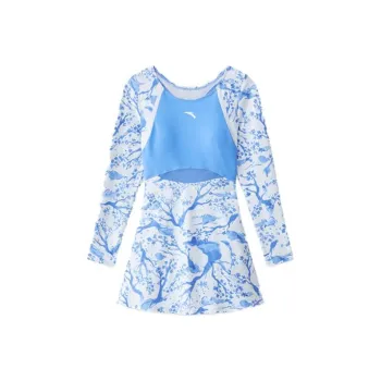 ANTA Swim Dresses & Skirts Women's Light Ink Blue/Pure White/Clear Sea Blue