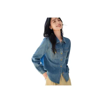 VICTORIA&VERA Shirt Women's Vintage Blue