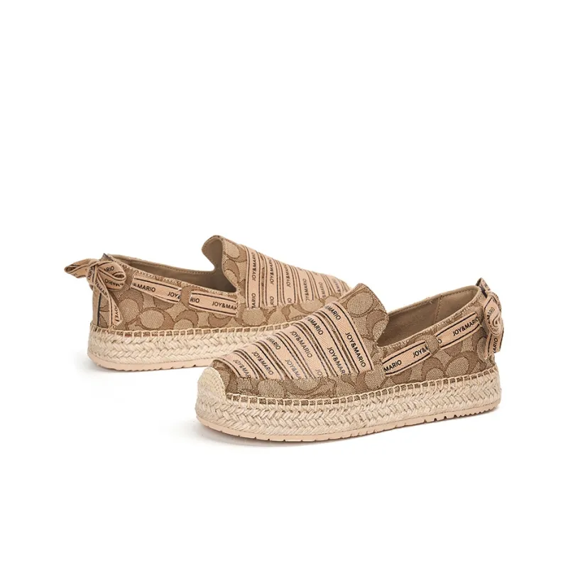 Joy&Mario Espadrilles Women's Black, Apricot, Green-6