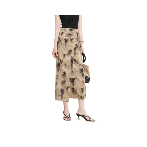 LOUISY AO Casual Long Skirts Women's