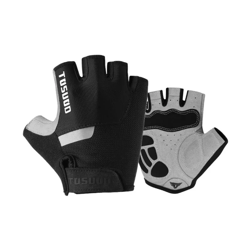 TOSUOD Cycling Glove Outdoor Unisex Back Of Hand Nylon Lycra Fabric; Polyester, Elastane White/Black/Brown-7
