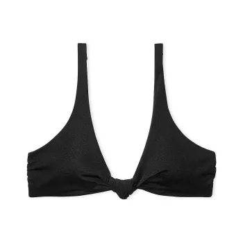 Victoria's Secret PINK Knotted Bralette Bikini Top / Black Bikini Women's Black