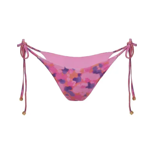 PRINCESS POLLY GLORA TIE SIDE BIKINI BOTTOMS Swimming Shorts Women's Purple Floral